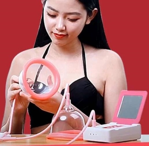 New Electric Breast Massager Pressure Therapy Chest Enlargement Pump Vacuum Cupping Chest Enhancing Cupping With Suction Pump ► Photo 1/4