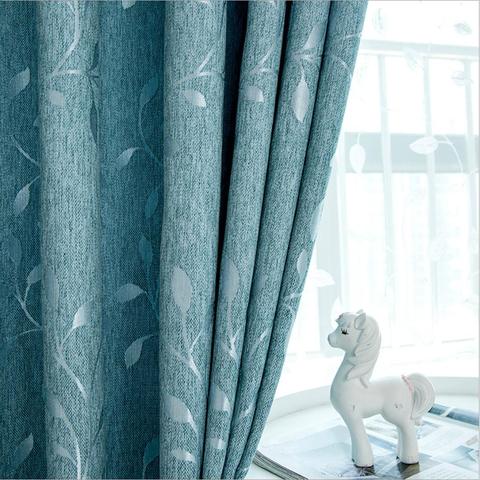 Modern Curtains for Living Dining Room Bedroom Screens Jacquard American Farmhouse European Blackout Curtain Tulle Sheers ► Photo 1/6