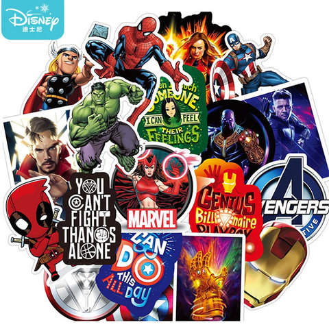 Stickers Marvel, Autocollant Marvel, 50PCS Stickers Avengers