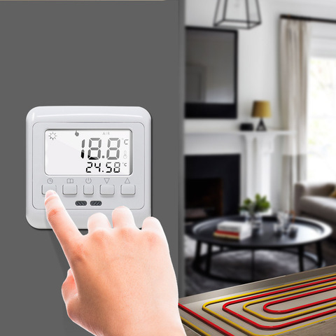 Room Thermostat Digital Room Temperature Controller LCD Room Heating