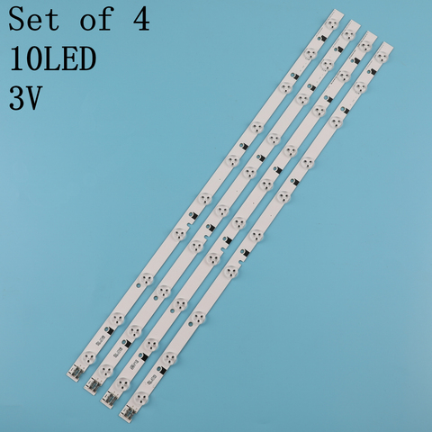 4Pieces/lot   LED BACKLIGHT SET FOR SAMSUNG UE32EH5000 TV 32F-3535LED-40EA FROM LTJ320HN07-V A   100%NEW  58CM    10LED ► Photo 1/6