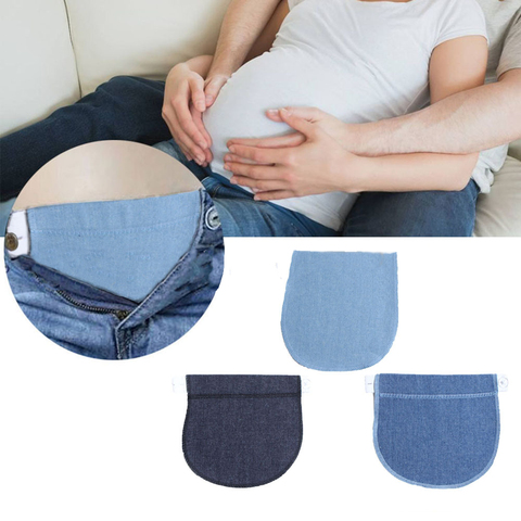 Maternity Waistband Elastic Extender Soft Pants Belt Extension Buckle Button Lengthening Pregnant Women Pregnancy Adjustable ► Photo 1/6
