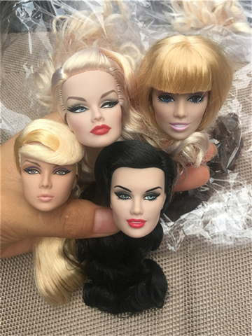 Collection Rare Doll Head FR Doll Heads Fashion Royalty Makeup Head Quality Doll Head Girl Dressing DIY Toy Parts ► Photo 1/6