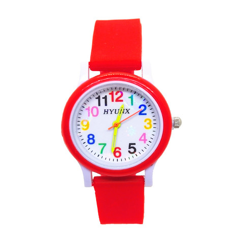 Many Colors Children's Watches Environmentally Friendly Solid Color Strap Sports Digital Watches for Boys Girls Gift Clock Hours ► Photo 1/6