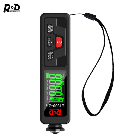 R&D ET330 Coating Thickness Gauge Backlight 0-1500um Car Paint Thickness Gauge Film Tester FE/NFE Paint Tool with Russian Manual ► Photo 1/6