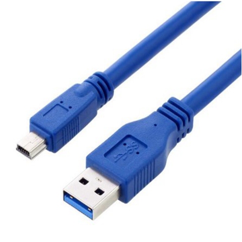 USB 3.0 A Male to Mini 10 Pin B Extension Cable cord For tablets camcorders HUB HDD Connector 0.3M-5M ► Photo 1/4