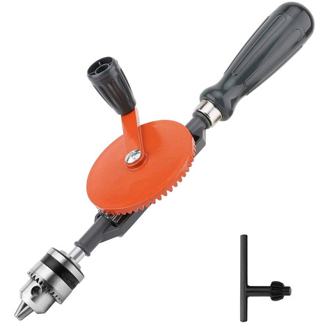 Hand Drill 1/4 3/8 Inch Double Pinions Crank Drill Capacity Manual Drilling Tool For Wood Plastic Acrylic Circuit Board Punching ► Photo 1/6