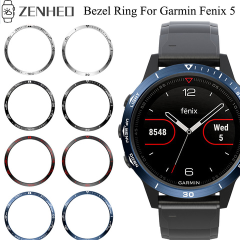 Stainless Steel Bezel Ring Cover For Garmin Fenix 5 Bezel Styling Case Cover Anti-scratch Protection Frame ► Photo 1/5