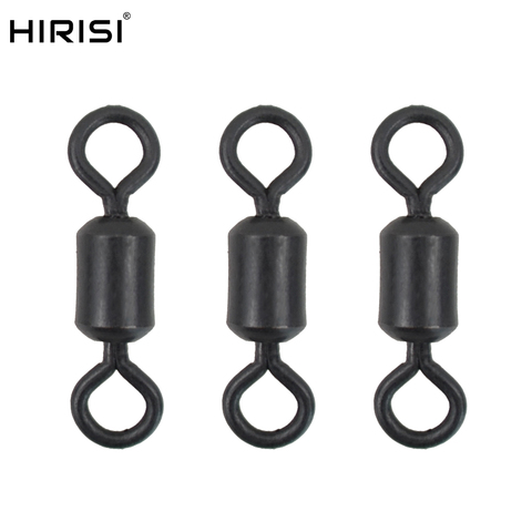 50x Fishing rolling swivels for Carp fishing long body high speed swivel snaps fishing terminal tackle ► Photo 1/6