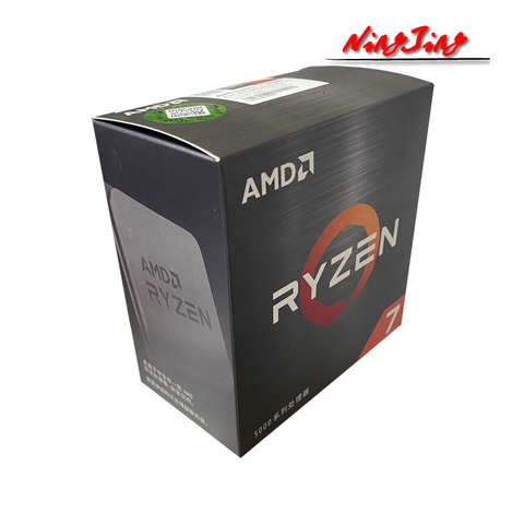AMD Ryzen 7 5800X R7 5800X 3.8 GHz Eight-Core 16-Thread CPU Processor 7NM L3=32M 100-000000063 Socket AM4 New but without cooler ► Photo 1/5