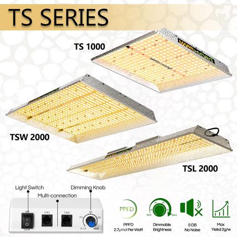 2022 Mars Hydro TS 1000W 2000W 3000W LED Grow Light Lamp Sunlike Full Spectrum Indoor Plants Veg Flower Hydroponics Graden ► Photo 1/6