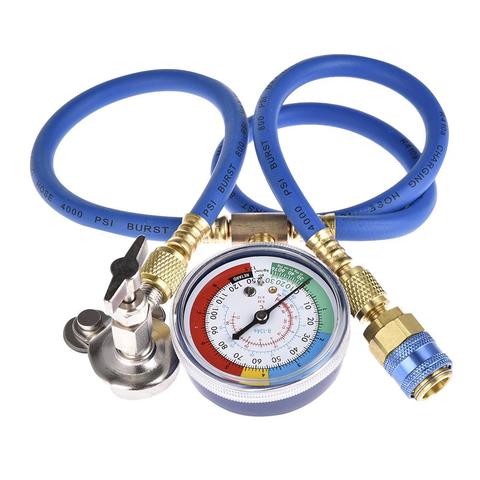 Car Air Conditioning Repair Tool R134a Air Conditioner Fluoride Tube Quick Release Refrigerant Connector Cold Pressure Gauge ► Photo 1/6