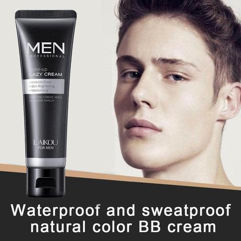 LAIKOU Natural Whitening Men BB Cream Face Cream Men Effective Care Sunscreen Face Foundation Base Makeup Skin Color Skin Care ► Photo 1/5