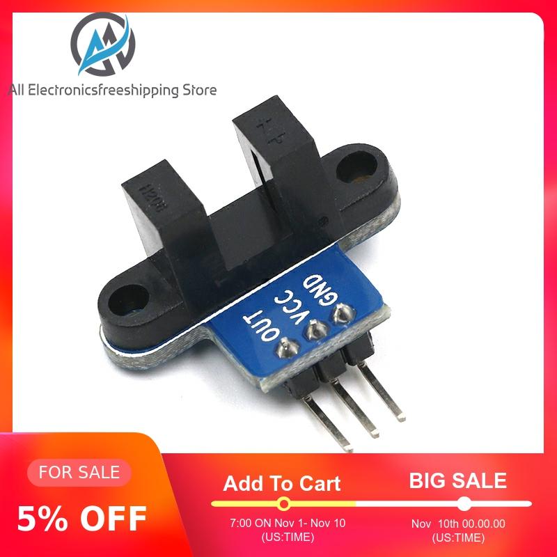 IR Infrared Slotted Optical Speed Measuring Sensor Detection Optocoupler Module For Motor Test ► Photo 1/6