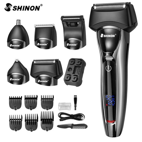 Multi-function Electric Shaver Men's Razor for Trimmer Clipper Beard Man Shaving Machine Shavers Hair and Personal Care Home ► Photo 1/6