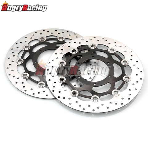 Black Front Brake Disc Rotor For Honda CBR600RR CBR 600 RR CBR600 2009-2017 CBR1000RR CBR 1000 2004-2005 CTX CB 1300 F CB1300 ► Photo 1/3