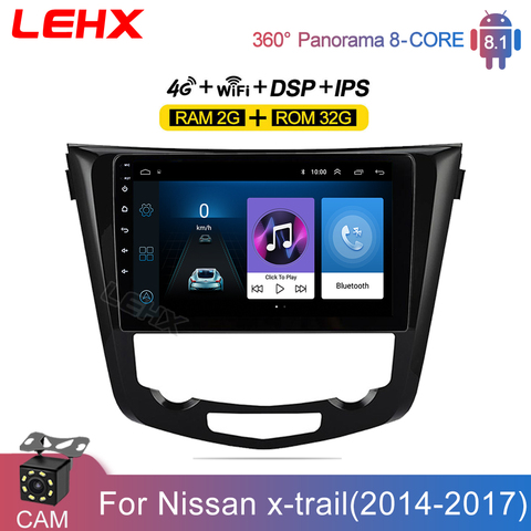 10.2 Android 8.1 Nissan X-TRAIL T32 2013-2017