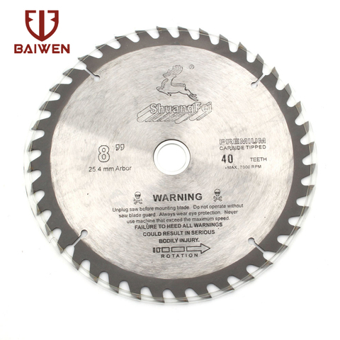 4/6/7/8/9 Inch  Carbide Tipped Circular Saw Blade Tip Tooth Cutting Disc For Rotary Tool Cut Wood Metal 30/40/60/80T ► Photo 1/5