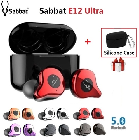 Sabbat E12 Ultra QCC3020 TWS Qualcomm Bluetooth Earphone V5.0 Aptx Wireless Earphones Sports HiFi Stereo in-ear earbuds ► Photo 1/6