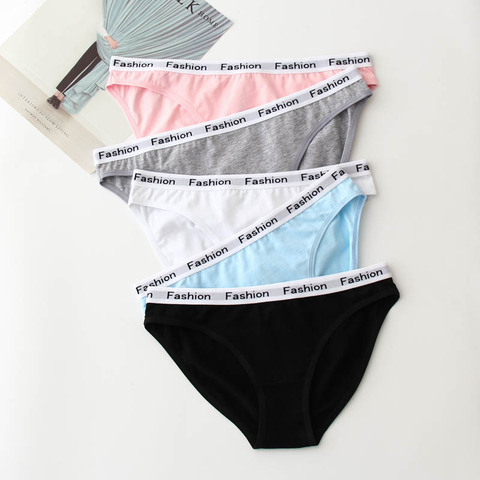 Voplidia 3XL~M Plus Size Underwear Women Sexy Panties Cotton
