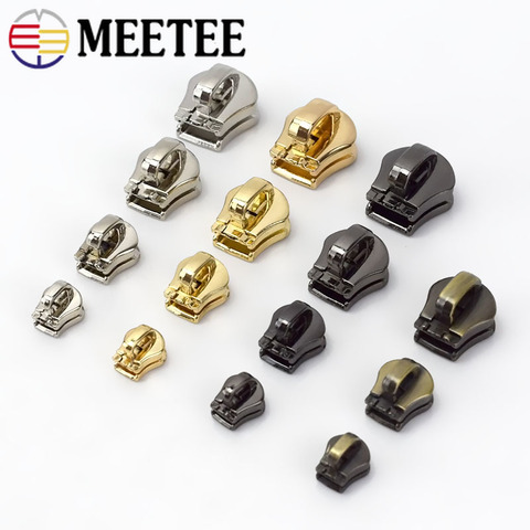 Meetee 10pcs 3# 5# 8# 10# Metal Zipper Head Pull Slider Zip Lock Bag  Luggage Garment DIY Repair Kit Hardware Accessories AP604 - Price history &  Review, AliExpress Seller - Meetee Official Store