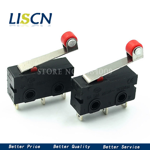 10pcs New Micro Roller Lever Arm Normally Open Close Limit Switch KW12-3 KW11-N ► Photo 1/1