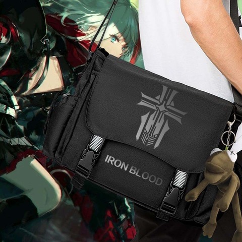 Azur Lane Cosplay Oxford Crossbody Messenger Student School Shoulder Black Bags Teenager Fashion Casual Travel Outdoor Gifts ► Photo 1/6