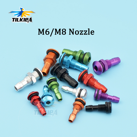 1pcs M6/M8 RC Boat Aluminum Nozzle 3 Color Available Suitable For Electric Boat Methanol Gasoline Boat 26CC ► Photo 1/6