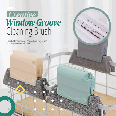 Creative Groove Cleaning Brush Magic window cleaning brush-Quickly clean all corners and gaps ► Photo 1/6