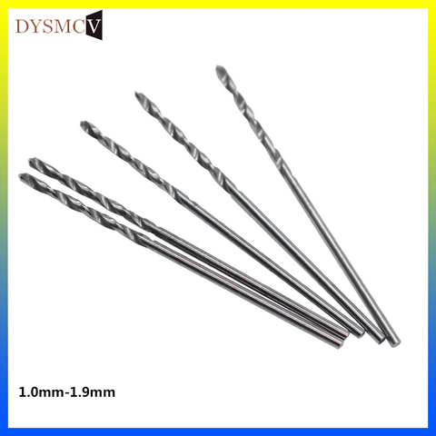 10pcs 1mm 1.1mm 1.2mm 1.3mm 1.4mm 1.5mm 1.6mm 1.7mm 1.8mm 1.9mmMicro carbide drill bit little rotary tool ► Photo 1/4