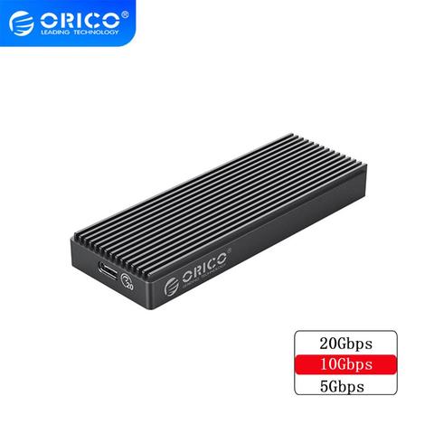 ORICO M2PAC3-G20 SSD Case M.2 NVME M Key M&B Key Solid State Drive Box Type C USB 3.2 20Gbps External Hard Drive Enclosure ► Photo 1/6