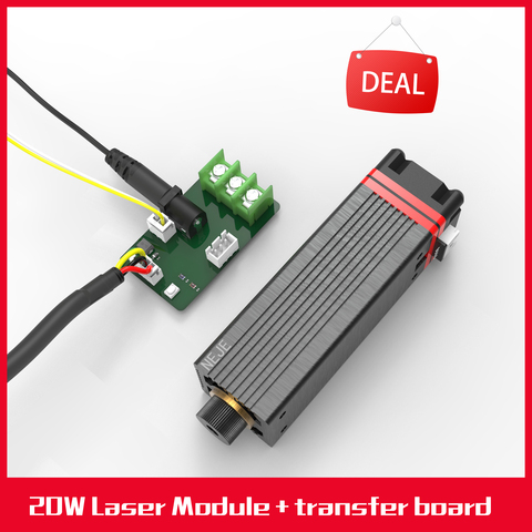 20w Laser Module Continuous Laser Cutter Engraver Module 450nm Blue  Light Replacement Head for Woodworking CNC Laser Machine ► Photo 1/6