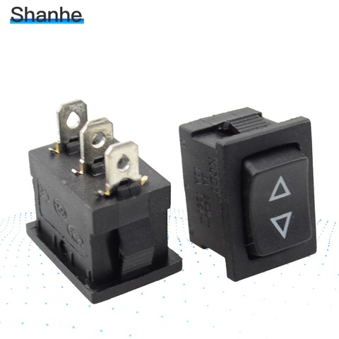 5pcs mini rocker switch,momentary 3pins rocker switch  (ON)-OFF-(ON) spring return ► Photo 1/6