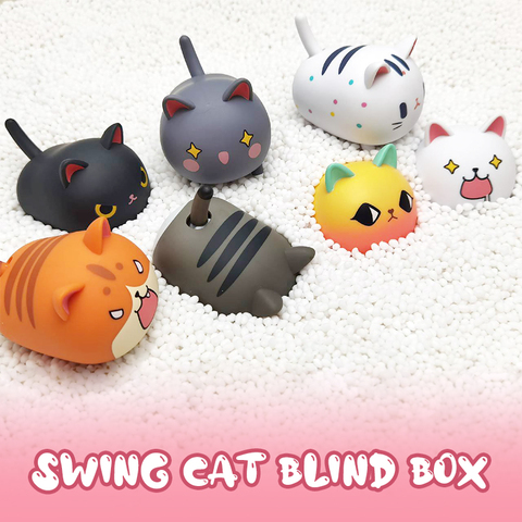 Cute electric swinging cat blind box electric toy cat model collection decoration gift moving cat educational toy ► Photo 1/6