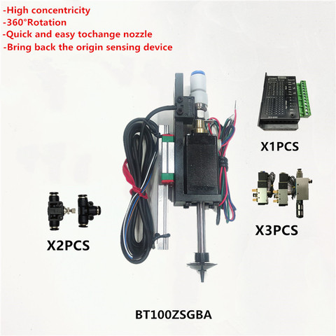 BT100 SMT HEAD Nema8 hollow shaft stepper for pick place head SMT DIY mountor 5mm special connector nozzle rotary joint ► Photo 1/5