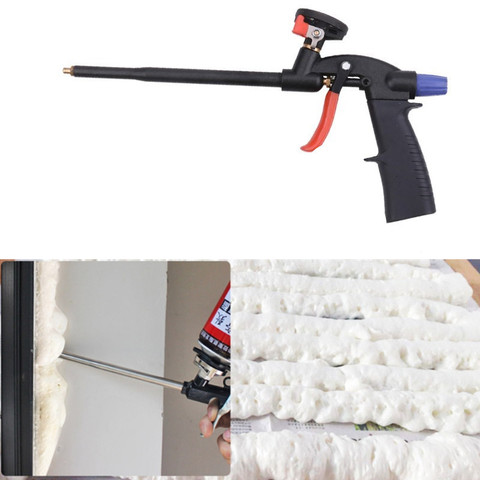 Heavy Duty PU Foam Gun Manual Expanding Spray airbrush DIY dispenser Insulating Applicator Bubble Glue Gun Caulking repair Tool ► Photo 1/6