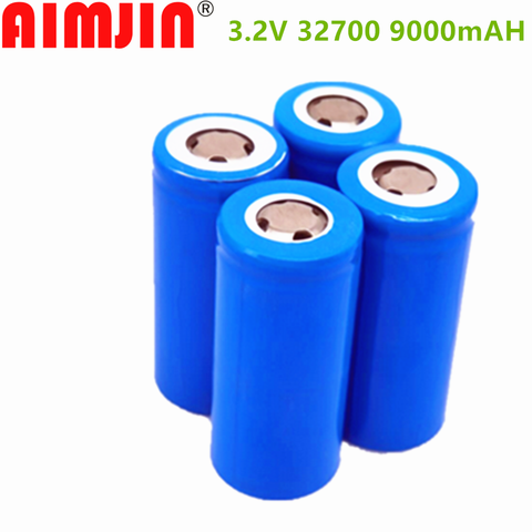 3.2V -9000mAh - 32700 Battery 9000 MAh Battery LiFePO4 55A High Power Maximum Continuous Discharge Battery ► Photo 1/6