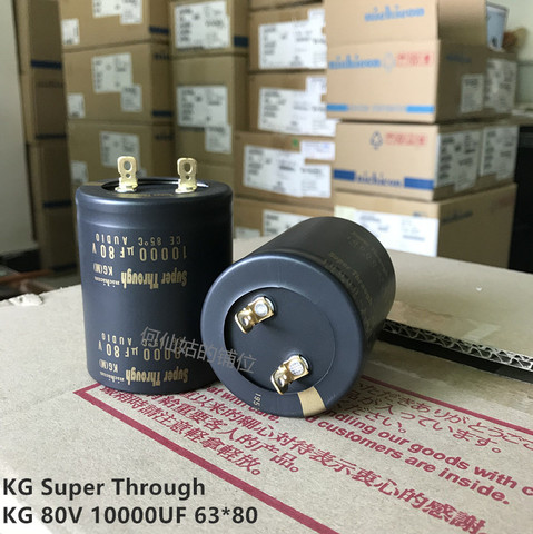 2pcs/lot Original Japanese Nichicon KG Super Through series fever capacitor audio aluminum electrolytic capacitor free shipping ► Photo 1/5