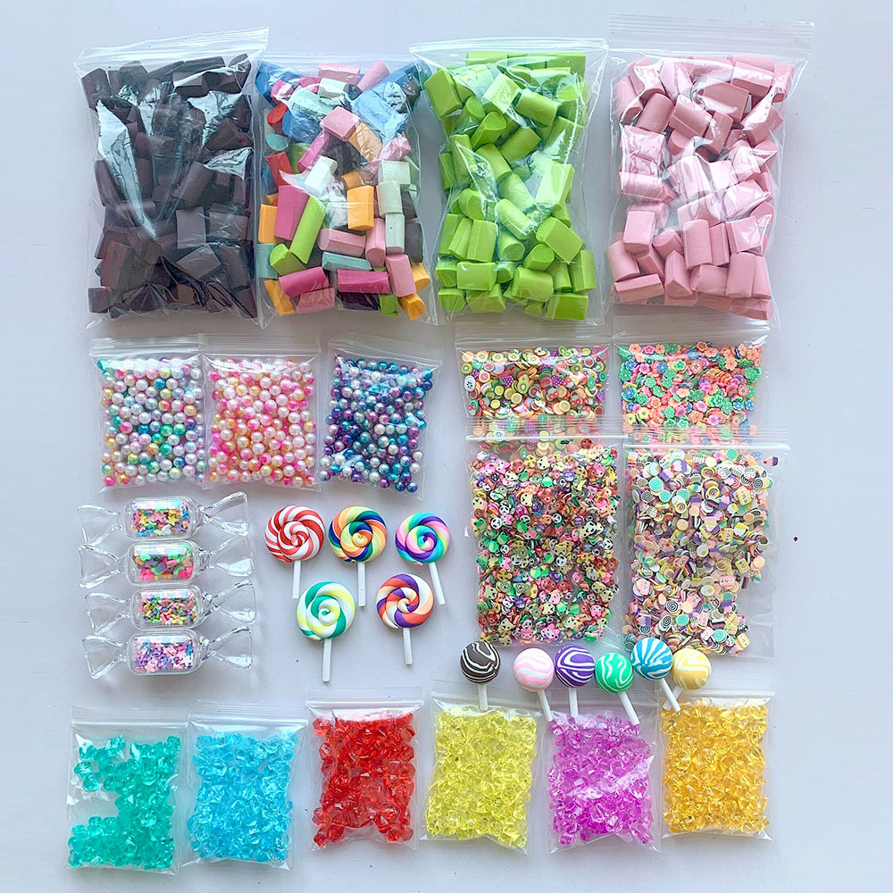 20g Fake Sprinkles for Slime accessories Clay Filler DIY Fluffy slime  Supplies chocolate Cake Dessert Mud