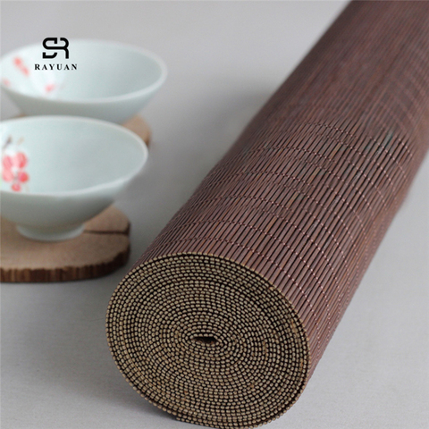 RAYUAN Bamboo Table Runner Placemat Tea Mats Table Placemat Pad Ceiling Decor Home Cafe Restaurant Decoration ► Photo 1/6