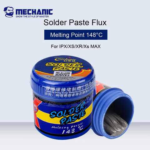 MECHANIC 148 Degree XP Special Solder Paste Flux For iPhone X/XS/XR/Xs MAX Tin Paste Lead-Free Low Temperature Tin Welding Paste ► Photo 1/6