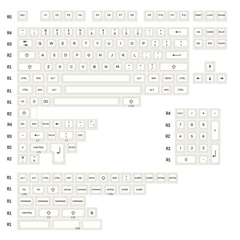 KAT BOW PBT Dye-sub Keycaps Set For Customized MX Mechanical Keyboard ► Photo 1/6