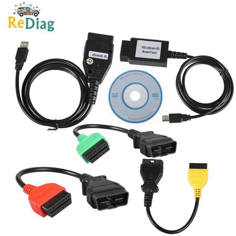 Newest OBD2 Connector Diagnostic Cable For Fiat ECU Scan MultiECUScan Adapter For Fiat / Alfa Romeo / Lancia OBD Scanner ► Photo 1/6