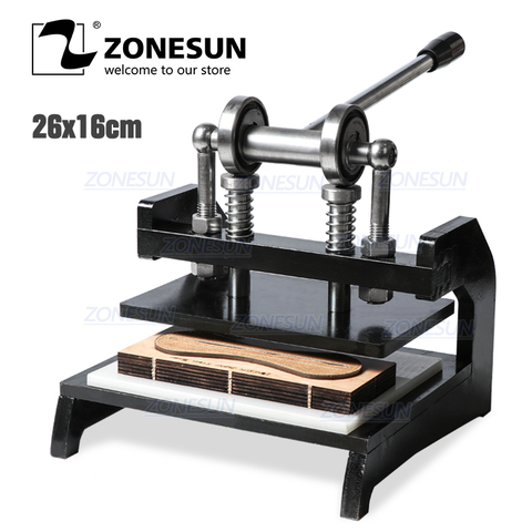 ZONESUN DM-2616N Leather Die Cutting Machine Handmade Earring Die Cuts Pressing Machine For Punching Clicker Die Steel Rule Die ► Photo 1/6