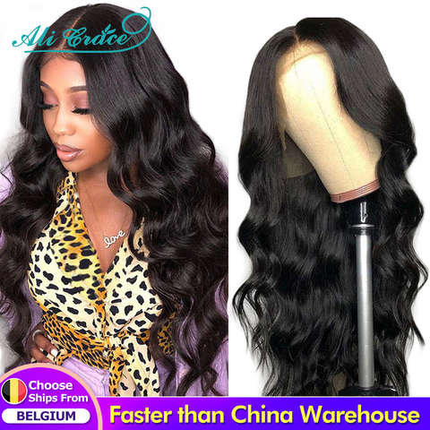 Ali Grace Body Wave Lace Front Wig Natural Hairline Body Wave Human Hair Wigs Brazilian Pre-plucked Lace Front Human Hair Wigs ► Photo 1/6