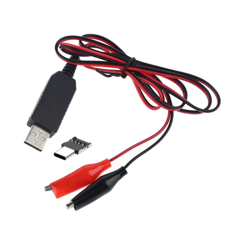 Type C USB to 1.5V 3V 4.5V 6V 9V 12V Cable AA AAA C D Size Battery Eliminator H3CA ► Photo 1/6