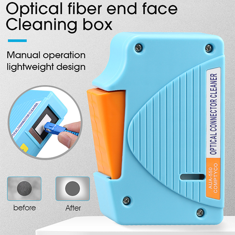 Fiber end face cleaning box fiber wiping tool pigtail cleaner cassette fiber cleaner,Fiber Optic Tools Cleaner Ftth for SC ST/FC ► Photo 1/6