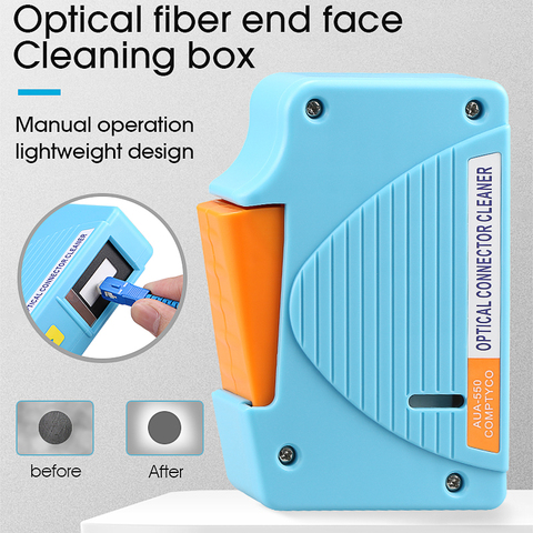 Fiber end face cleaning box fiber wiping tool pigtail cleaner cassette fiber cleaner,Fiber Optic Tools Cleaner Ftth for SC ST/FC ► Photo 1/6