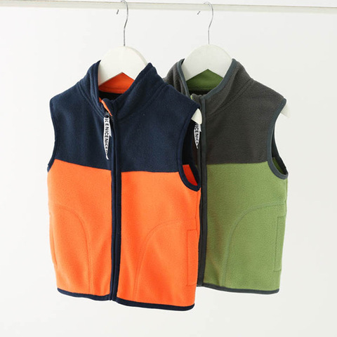 VIDMID boys waistcoat coat tank for Children's polar fleece vest baby's jacket with fleece vest for boys and girls jacket P16 ► Photo 1/6