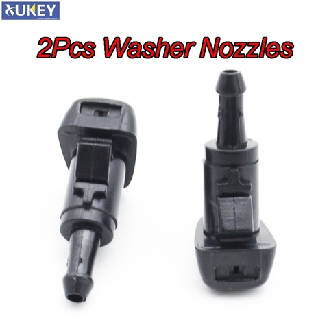 Xukey x2 Front Windscreen Wiper Washer Jet Nozzle Nozzles For Hyundai ix35 Tucson Accent Equus Santa Fe Sonata Solaris ix25 ► Photo 1/5